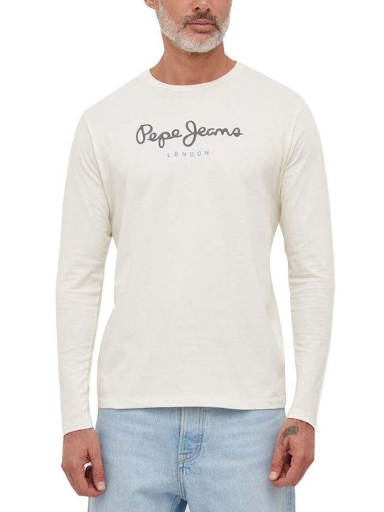 Pepe Jeans Eggo Herrenblusen Langarm Weiße