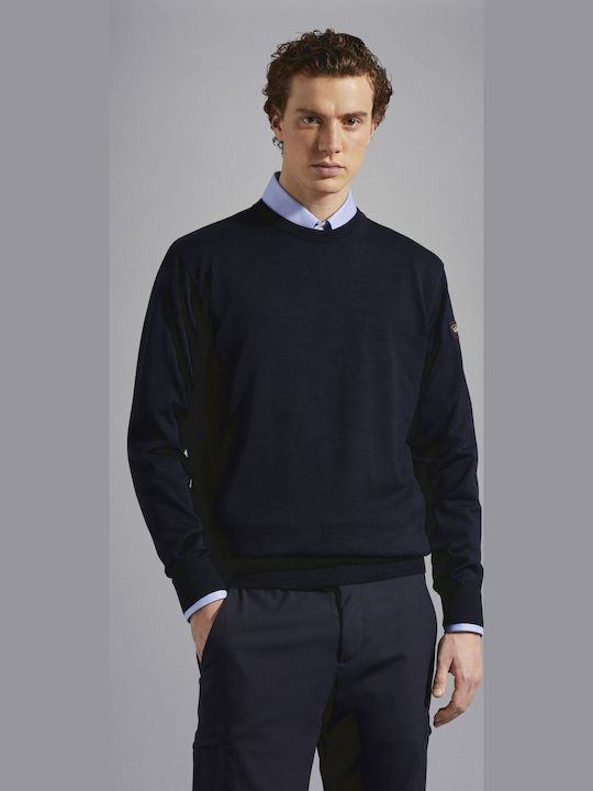 Paul & Shark Langarm-Pullover Blau