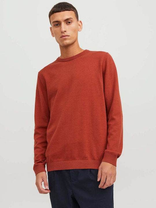 Jack & Jones Πουλόβερ Μακρυμάνικο Cinnabar