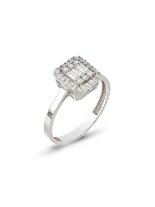 Kloxx Single Stone from White Gold 14K