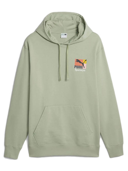 PUMA Classics Brand Love Φούτερ με Κουκούλα Τιρ...