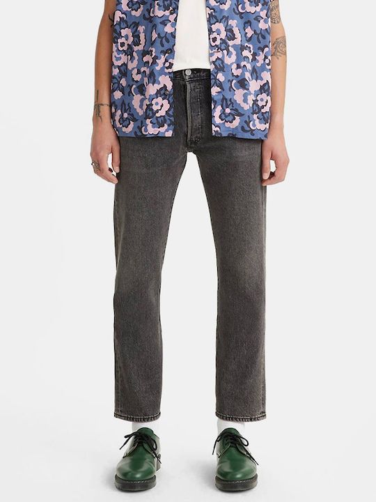 Levi's 501 Мъжко Джинсово Панталон Скъсен с Ред...