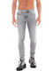 Men's Jeans Pants with Skinny Narrow Fit Gray