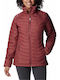 Powder Lite Kurz Damen Puffer Jacke Beetroot
