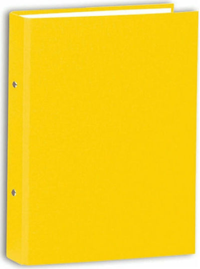 Uni Pap Clipboard with 2 Rings for Paper B5 Yellow 1pcs