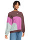 Happy Daize Damen Sweatshirt Braun