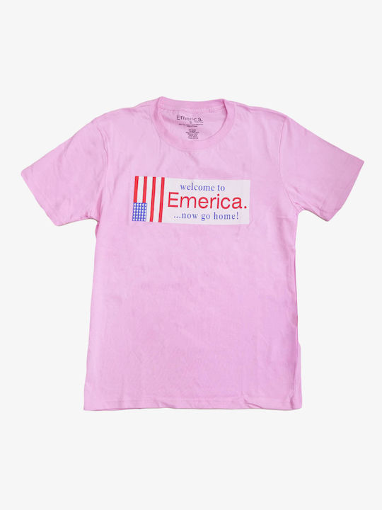 Emerica Men's Short Sleeve T-shirt Pink