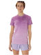 ASICS Femeie Sport Tricou Cu dungi Roz