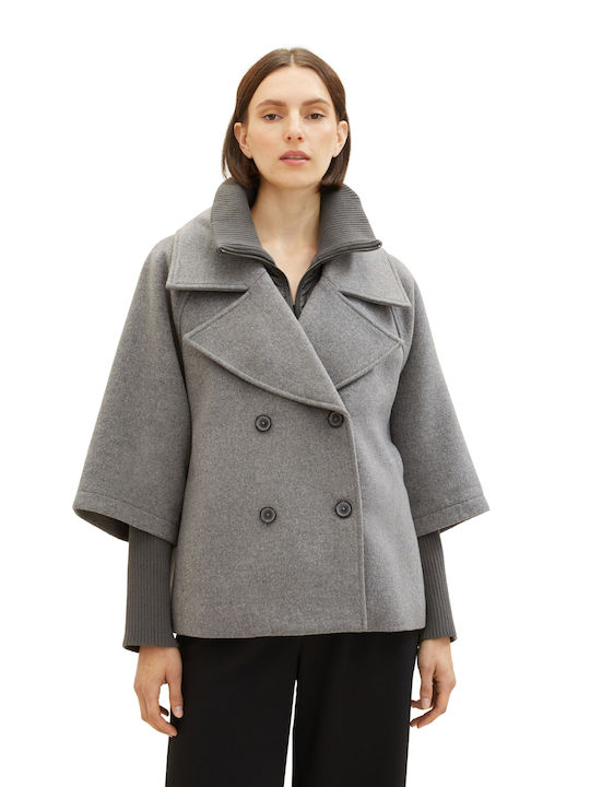 Damen Gray Cape Oversized