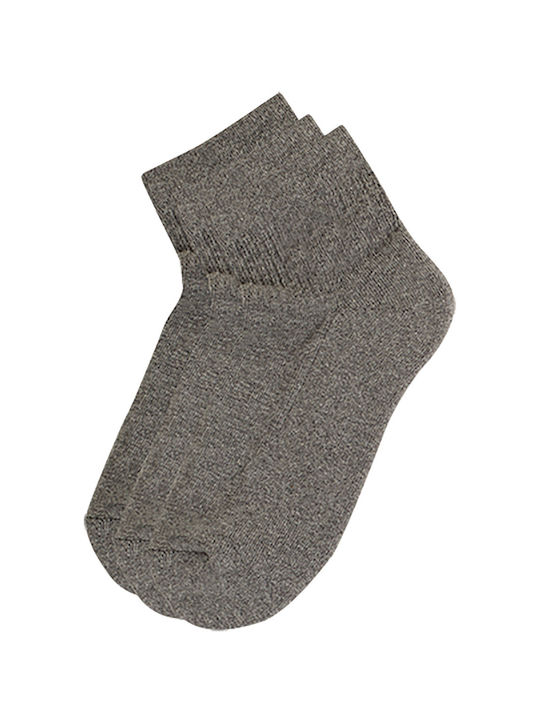 ME-WE Herren Einfarbige Socken Gray 1Pack