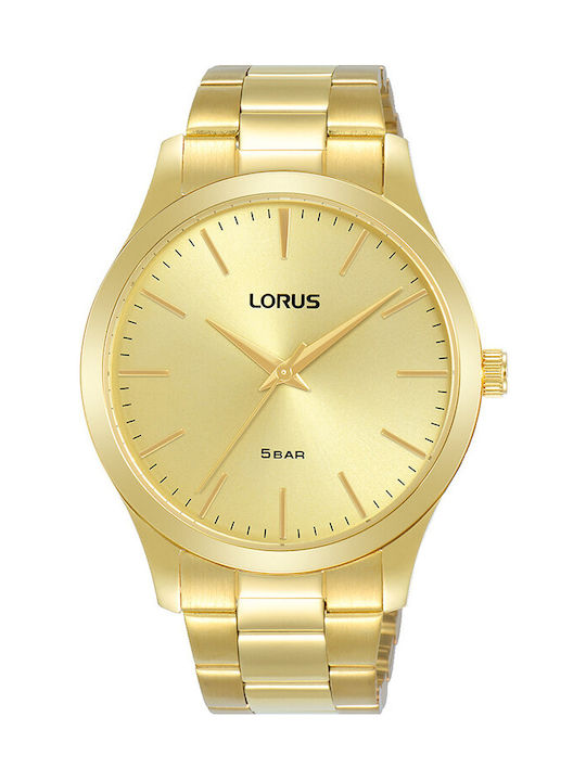 Lorus Watch Battery with Gold Metal Bracelet