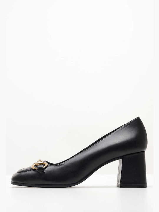 Pedro Miralles Leather Black Heels
