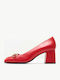 Leder Pumps Rot