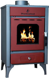 Thermosteel X20 Steel Wood Stove 12kW Red