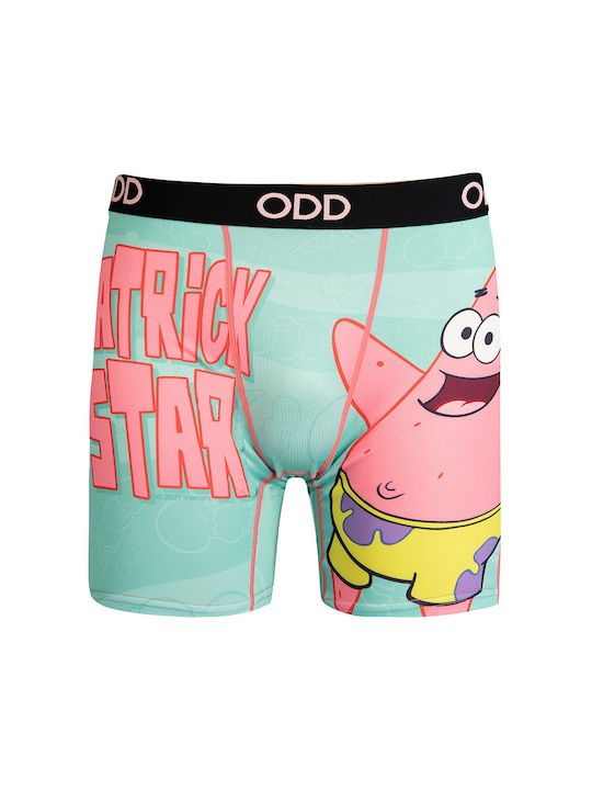 X Spongebob Patrick Star Men's Boxer Turquoise with Patterns