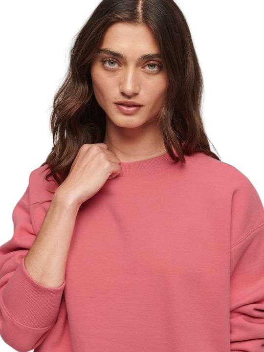 Superdry Essential Logo Women's Sweatshirt Pink