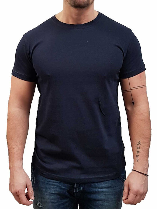 Marcus Men's Short Sleeve T-shirt Navy Blue