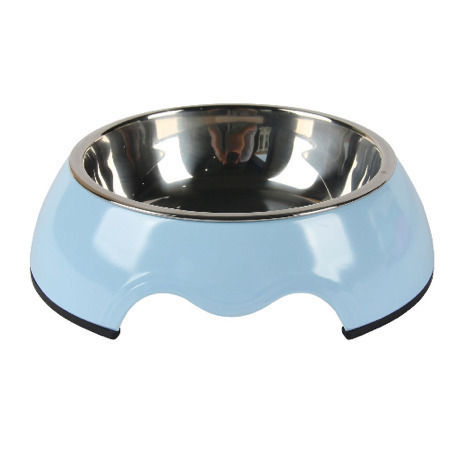 Nunbell Pet Stainless Steel Food and Water Bowl for Dog and Cat 22cm