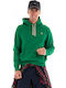 Sweatshirt with Hood Green