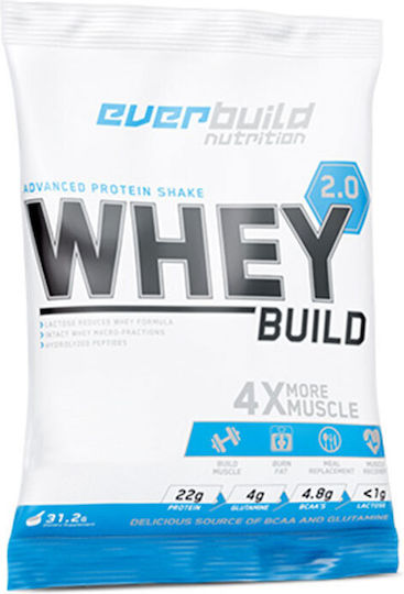 Everbuild Nutriton Whey Build 2.0 Протеин Суроватъчен с Вкус Banana Fusion 31гр