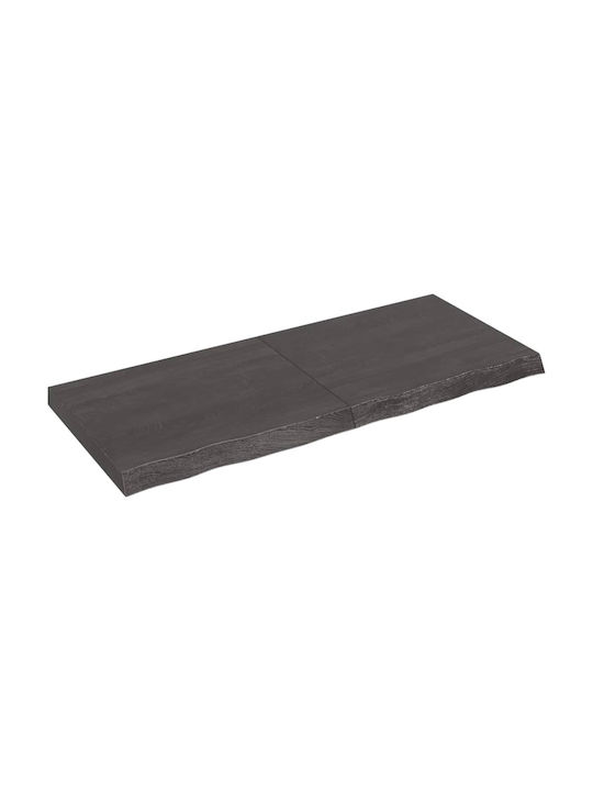 Shelf Wall 120x50x6cm Dark Grey