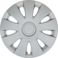 Jestic Hubcap Aura 16" 1 Piece Silver 16-073-RING