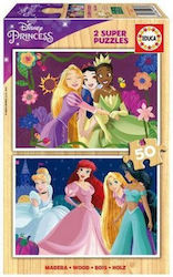 Wooden Kids Puzzle Disney Princess 48pcs Educa