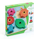 Kids Peg Puzzle Ελέφαντας for 1.5++ Years 5pcs Djeco