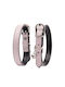 Nunbell Pet Κολάρο Σκύλου Δερμάτινο σε Ροζ χρώμα 10mm x 30cm