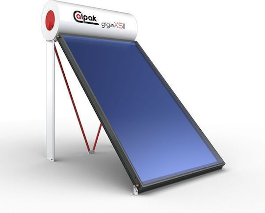 GigaXS II Ηλιακός Θερμοσίφωνας 160 λίτρων Glass Διπλής Ενέργειας με 2.6τ.μ. Συλλέκτη