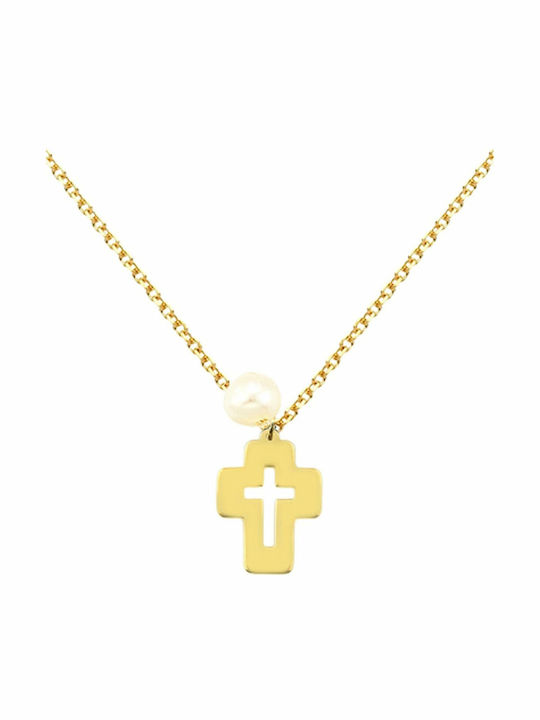 Ekan Gold Cross 14K with Chain