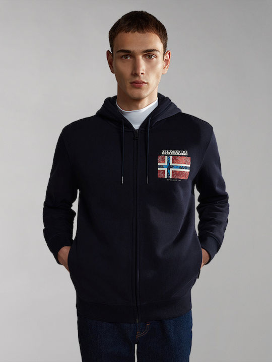 Napapijri Sweatshirt with Hood Blue