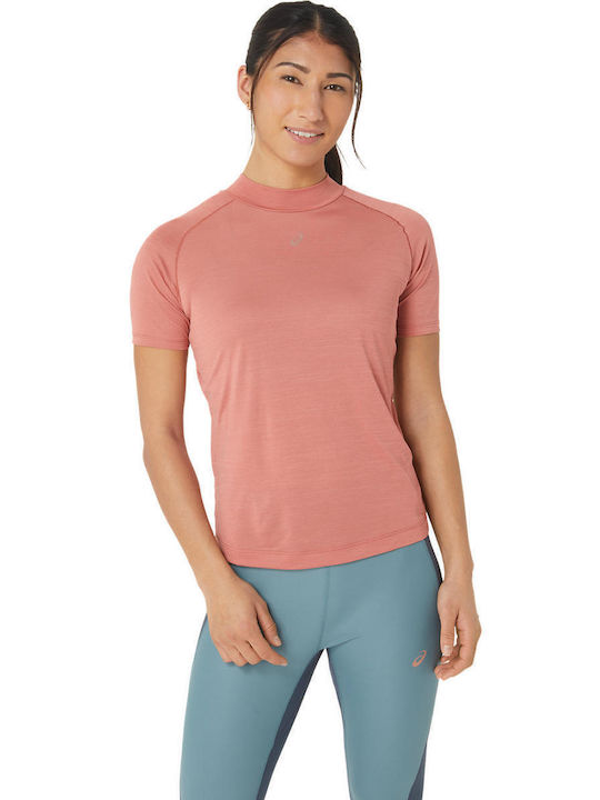 ASICS Damen Sport T-Shirt Rosa
