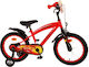 Disney Cars 16" Παιδικό Ποδήλατo BMX Κόκκινο