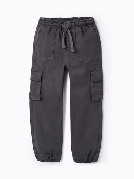 Zippy Pantaloni cargo copii Gri