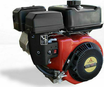 Mitsubishi Electric GB221 Gasoline Engine 215cc 7hp Maximum Revolutions 3600rpm with Keyway