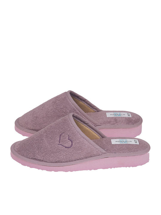 Amaryllis Slippers Зимни Дамски Чехли Лилав