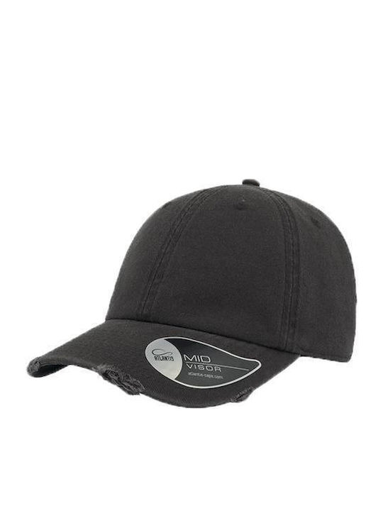 Atlantis Dad Hat Jockey Gray