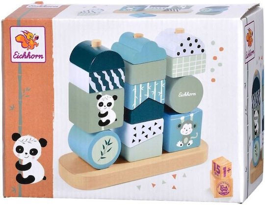 Eichhorn Stacking Toy Panda made of Wood for 12++ Months