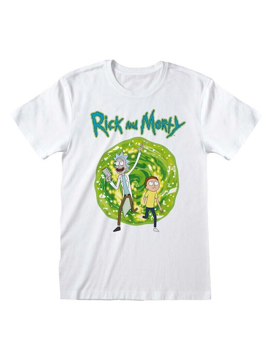 Heroes INC T-shirt Rick And Morty White Cotton