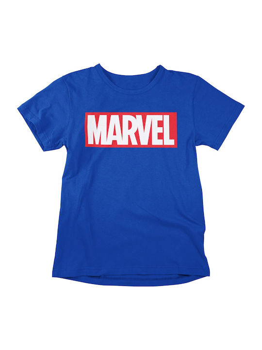 Softworld Marvel Logo Tricou Albastru