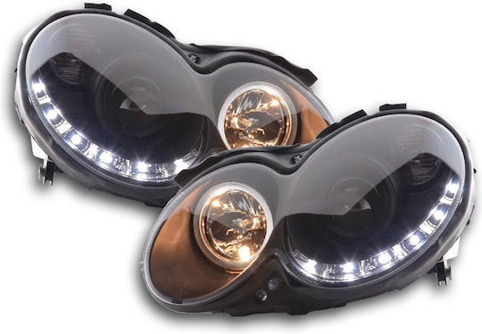 Mercedes-Benz Μπροστινά Φανάρια Led για Mazda 2 2τμχ
