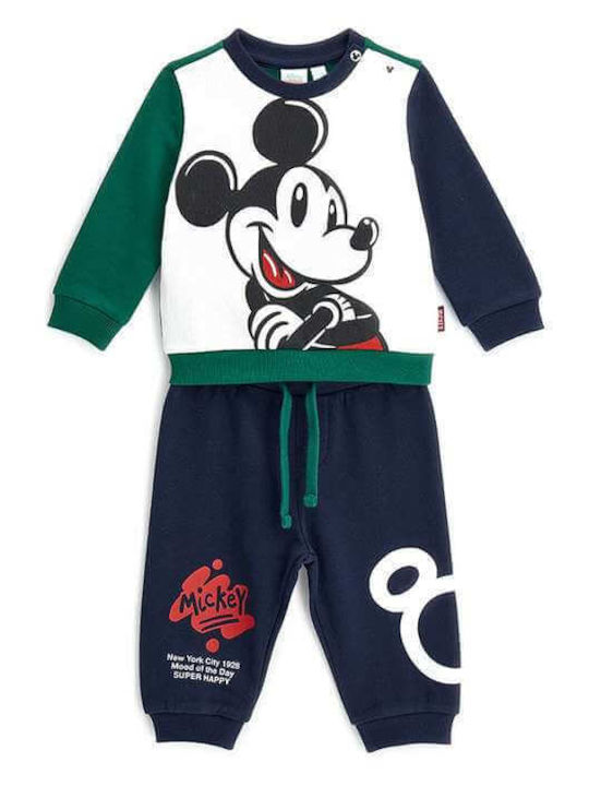 Kids Sweatpants Set Green 2pcs