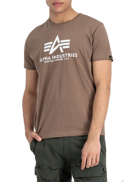 Alpha Industries T-shirt Καφέ