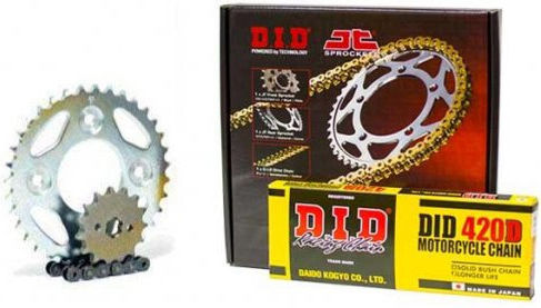 JT Sprockets Kit lanț și pinion pentru Honda Innova 125