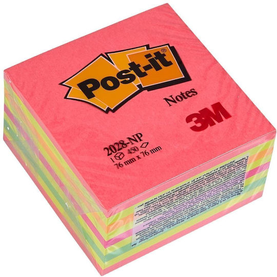 Post-it Selbstklebende Notizblöcke in Würfelform 450 Blätter 7.6x7.6Stück
