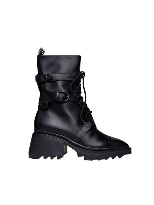 Carrano VEGETAL Damen Knöchelstiefel Schwarz