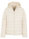 E1 Drop 2b Maddie Κοντό Γυναικείο Puffer Μπουφάν για Χειμώνα Λευκό