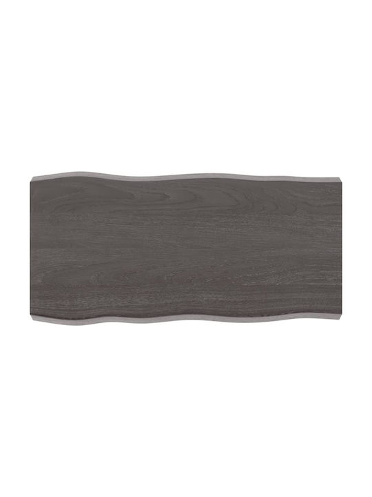 vidaXL Rectangular Table Surface made of Solid Wood in Brown Color 80x40x6cm 364006 1pcs