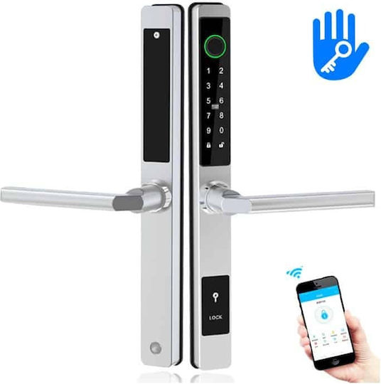 Електронна Ключалка iLock05 TTLock в цвят Сребрист с Връзка Bluetooth
